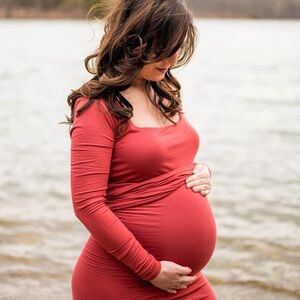 Sexy mama maternity dress